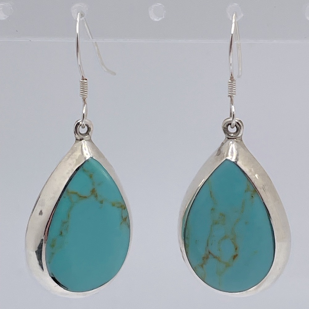Sterling & Turquoise dangle Earrings.